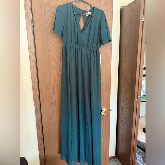 Show Me Your MuMu Dark Green Maxi Dress - Picture 2 of 6